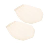 Gogogmee Lot de 2 Abat-jours Bébé Anti-éblouissement en Tissu Polyester Beige Clair, Taille Petite 5-7 Cm, Diffuseur de Lumière Douce pour Appliques et Lampes Led, Protection Yeux