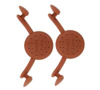 Gogogmee Lot de 2 Appareils de Modelage du Sourire Marron, Formateurs D'expressions Faciales pour Tonification Musculaire du Visage, Outil de Sculpture et Rehausseur de Sourire