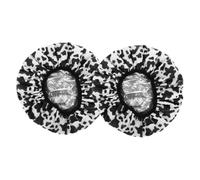 Gogogmee Lot de 2 Bonnets de Soin Capillaire Imperméables en Aluminium, Double Couche, Taille Unique, Auto-chauffants, pour Cheveux Longs Femmes, Accessoires Bain Spa à Domicile