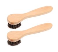Gogogmee Lot De 2 Brosses Nettoyantes Exfoliantes En Bois Visage, Petite Taille, Poils Doux, Brosses De Soin Du Visage Pour Femme, Nettoyage En Profondeur à Domicile, Gommage Et Massage Douceur