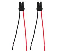Gogogmee Lot de 2 Connecteurs Rallonges pour Douilles D'ampoules T10 Voiture, Prise Électrique Solide en Caoutchouc, Compatible Feux Tableau de Bord et Feux Latéraux, Installation Facile,