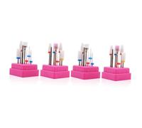 Gogogmee Lot De 2 Ensembles De 7 Forets À Électriques Différents Pour Manucure Humaine Accessoires Pour Nail Art