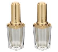 Gogogmee Lot de 2 Flacons de Vernis à Ongles Rechargeables 10ml en Acrylique avec Pinceau, pour DIY et Création de Nouvelles Textures Couleur Aléatoire