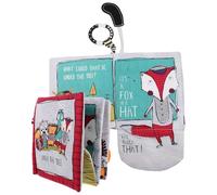 Gogogmee Lot de 2 Livres en Tissu pour Nourrisson Éducatifs et Résistants aux Déchirures Textures Sensorielles et Couleurs Vives Éveil et Apprentissage Bébé Format Compact et Lavable