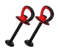Gogogmee Lot de 2 Poignées Réglables pour Kettlebell Fitness en Métal Base et Écrou Accessoires de Musculation Compacts pour Entraînement Fonctionnel à Domicile et Salle de Sport