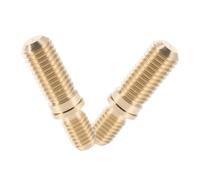 Gogogmee Lot de 2 Vis de Fixation en Cuivre pour Queue de Billard Accessoires Cylindriques Pagode 271G Kit de Remplacement Précis pour Joints de Queues Adapté au Billard en Compétition