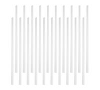 Gogogmee Lot de 20 Barres de Reliure Coulissantes A4 Transparentes Dossier Papier Blanc Clips de Classement pour Bureau et École Organisateur de Documents et Rapports Accessoire de
