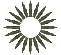 Gogogmee Lot de 20 Fusées Éducatif en Plastique 14,5 Cm Modèle de Hypersonique Réaliste pour Garçon et Filles, Jouets D’extérieur pour Aventures Spatiales et Jeux de Simulation Militaire