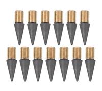 Gogogmee Lot de 25 Mines de Rechange pour Crayon sans Encre en Graphite, Pointe Permanente Effaçable, Recharge Solide pour Écriture Bureau, Étude et Usage Scolaire