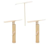 Gogogmee Lot de 3 Libellules Volantes en Bambou pour Garçon et Filles Volant Créatif Extérieur 2 Libellules à Tirer sur Ficelle Tourner à la Main Léger et Portable Jeu en Plein Air