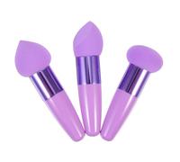 Gogogmee Lot de 3 Stylos de Maquillage Pourpre en Pp Outil de Maquillage Portable et Confortable Forme Stylo Processus et Présent