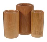 Gogogmee Lot de 3 Ventouses en Bambou Résistantes pour Massage Corporel, Spa et Soins, Tailles Variées, Outils Auxiliaires pour Usage Domestique et Salon