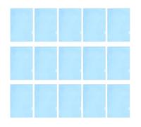 Gogogmee Lot de 30 Chemises de Classement A4 en Plastique Bleu Format L 31X22 CM Épaisseur 018 MM - Pochettes de Rangement pour Documents Fournitures de Bureau et Papeterie