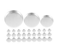 Gogogmee Lot de 30 Godets Vides pour Fard à Paupières Aluminium 3 CM Pratique pour Maquillage Accessoire de Voyage Palette Vide