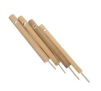 Gogogmee Lot de 4 Sifflets en Bambou Naturel à Cris D’Oiseaux Jouets Éducatifs pour Garçon et Filles Instrument Musical Créatif de Flûte D’Appel D’Oiseau pour Éveil et Apprentissage