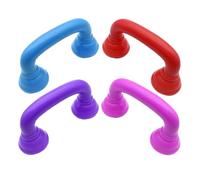 Gogogmee Lot de 4 Téléphones Jouets pour Garçon et Filles, Écouteurs Phonétiques Correction de Prononciation, Plastique Sûr, Couleurs Violet, Rose Foncé, Bleu Ciel, Rouge, Éducatif