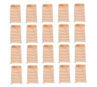 Gogogmee Lot de 50 Paquet en Papier Kraft Brun Ondulé Petits Paquet à Bonbons et Goûters pour Garçon et Filles pour Fêtes Anniversaires et Emballages Présents