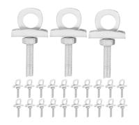 Gogogmee Lot de 50 Tendeurs de Chaîne de Vélo Réglables en Acier Vis de Réglage et Boulon de Tension Kit Complet pour Entretien et Ajustement de Chaîne Adaptés aux Vélos Single Speed et