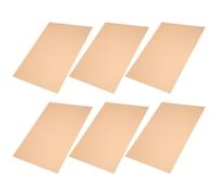 Gogogmee Lot de 6 Feuilles de Gel D'éclairage PVC Transparent Orange Mélange de Couleurs et Faible Perte, pour Fêtes et Photos Lumière LED et Flash Stroboscopique