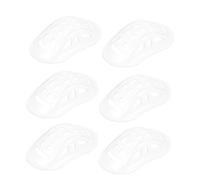 Gogogmee Lot de 6 Protège-Mentons Universels pour Casque de Roller et Vtt Accessoires en PP Résistants Rembourrage Confortable pour Casque de Sécurité pour Sports de Plein Air et
