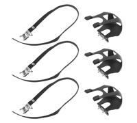 Gogogmee Lot de 6 Sangles Élastiques pour Pédales de Vélo avec Cale-Pieds Antidérapants Accessoires Résistants aux Intempéries pour VTT et Vélo de Route Maintien Sécurisé et Confortable