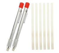 Gogogmee Lot de Porte-stylos Stéatite avec Recharges Outil Léger et Portable pour Marquage Précis Soudure et Stylo Cire Douce pour Atelier