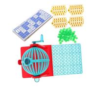 Gogogmee Machine à Bingo de Table Portable avec Boules Colorées Jeu à Manivelle Interactif pour Fêtes et Garçon Fille Jeu Émotionnel Ludique avec Sélection de Numéros Chanceux