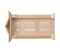 Gogogmee Maison de Poupée Modèle Brut Lisse pour Bricolage Mobilier Miniature pour Maisons Modernes et Anciennes Accessoires Créatifs pour Décor et Jardin Féerique