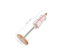 Gogogmee Mannequin de Couture Miniature Féminin 1/4 Réglable 31-48 Cm, Support Bois Rond, Modèle de Robe pour Couture Mode, Présentoir Vêtements, Outil Précis pour Prototypage et Design