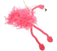 Gogogmee Marionnette à Fils Flamant Rose en Peluche 1 Pièce Accessoire pour Spectacles de Marionnettes Animalier Décoratif Polyvalent Fabrication Résistante à L’Usure Couleur Aléatoire