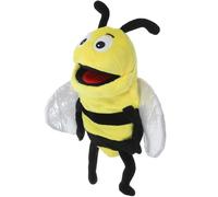 Gogogmee Marionnette à Main Abeille Peluche Douce et Confortable pour Garçon Fille et Adultes Interactif Peluche Moelleuse pour Développement des Compétences et Histoires