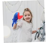 Gogogmee Marionnette à Main Baleine Bleue 30 Cm Jouet Animalier Éducatif Interactif pour Garçon et Filles Histoire du Soir Présent Apprentissage Maternelle Maison
