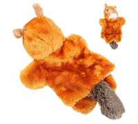 Gogogmee Marionnette à Main Écureuil en Peluche d'Éveil Interactif pour Raconter des Histoires Taille Standard Matière Douce et Sûre pour Maison École et Maternelle