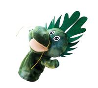 Gogogmee Marionnette à Main en Peluche Dragon Cartoon pour Garçon Et Filles, Taille Unique, en Coton PP Doux, Jouet Éducatif Parent-garçon Et Filles, pour Jeux D’Imagination Et Contes,