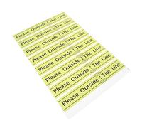 Gogogmee Marqueur de Sol pour Jeu de Fléchettes 8 Pièces 60X10 CM Ligne de Notification au Sol Résistante pour Salle de Loisirs Accessoires de Jeu de Lancer Soirées et Parties Entre