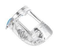 Gogogmee Masque de Soudage Transparent en Aluminium Écran Anti-Éclaboussures Thermique Résistante à Haute Température Équipement de Soudage Intégral pour Usage Professionnel