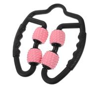 Gogogmee Massage Roller pour Muscles de Fitness Antidouleur pour Jambes et Bras Soulagement des Points de Tension Confortable et Facile à Utiliser pour Homme et Femme Rose Sakura Poignée