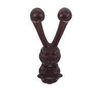 Gogogmee Massageur à Bois Forme de Lapin pour Points Acupression Du Nez Outil Manuel de Massage Facial Bois pour Méridiens Fatigue Gonflements Accessoire Portable Polyvalent