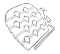 Gogogmee Matrice Découpe Acier Forme Ananas Tasse Pochoir Carbon Steel pour Scrapbooking DIY Carte Outil Découpage et pour