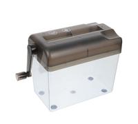 Gogogmee Mini Destructeur de Papier Manuel de Bureau A6, Broyeur Manuel Portable pour Documents et Factures, Découpe-Papier Compact sans Électricité, pour Maison, École et Activités
