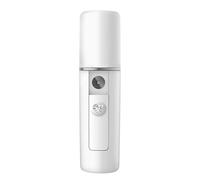 Gogogmee Mini Humidificateur Portable à Spray Nano Abs 20ml Blanc pour Visage, Hydratant et Rechargeable, pour Intérieur et Chambre D'animaux