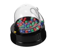 Gogogmee Mini Machine de Loterie Électrique Compacte pour Jeux de Bingo et Fêtes Sélection Aléatoire Transparente pour Tirage Au Sort Équitable