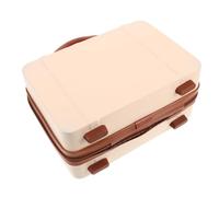 Gogogmee Mini Valise Rétro Portable De 35,6 Cm, Organiseur De Maquillage, Trousse De Voyage Pour Cosmétiques, Petite Trousse De Rangement Portable Pour Femmes