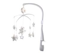 Gogogmee Mobile Musical Pour Lit Bébé Étoiles Angéliques Rotatif, Jouet En Tissu Doux, Apaisant Pour Berceau, Baby Shower, Développement Sensoriel, Ensemble Suspendu