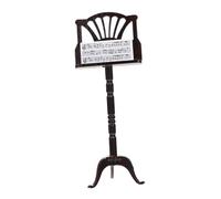 Gogogmee Modèle Réduit De Pupitre Musical Mini pour Garçon Et Filles, Support De Partitions en Matériau Robuste, Finition Lisse, Décoration Miniature pour Maison De Poupée, Jouet Éducatif Ludique