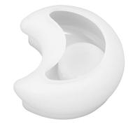 Gogogmee Moule Silicone Bougeoir Lune Unique pour Moulage DIY Moule Silicone Flexible pour Petites Bougies Décoratives