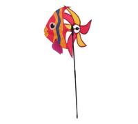 Gogogmee Moulin à Vent Poisson Décoratif Extérieur Forme Danimal Garçon Fille pour Jardin et Fête Ornement Coloré à Planter Au Sol