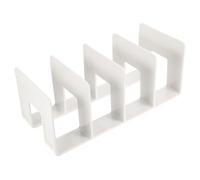 Gogogmee Organiseur de Dossiers Acrylique Rigide Étagère de Rangement Verticale Compartiments pour Bureau et Étude Support Polyvalent pour Documents et Classeur Intercalaire Pratique