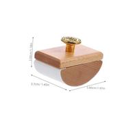 Gogogmee Outil Buvard à Bascule Bois Absorbeur Encre pour Stylo Plume Séchage Rapide Accessoire Calligraphie Bureau Tampon Absorbeur Encre Pratique
