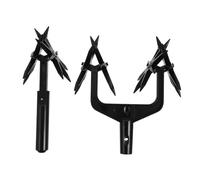 Gogogmee Outil de Jardin Manuel Rotatif Ajustable pour Aération et Désherbage Léger pour Retourner Terre et Cultiver Pelouse